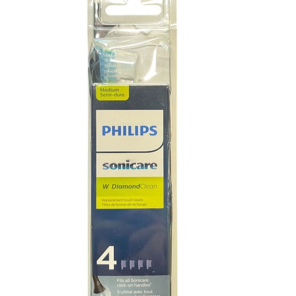 Philips Sonicare W DiamondClean Toothbrush Heads 3 Pack Medium Bristles